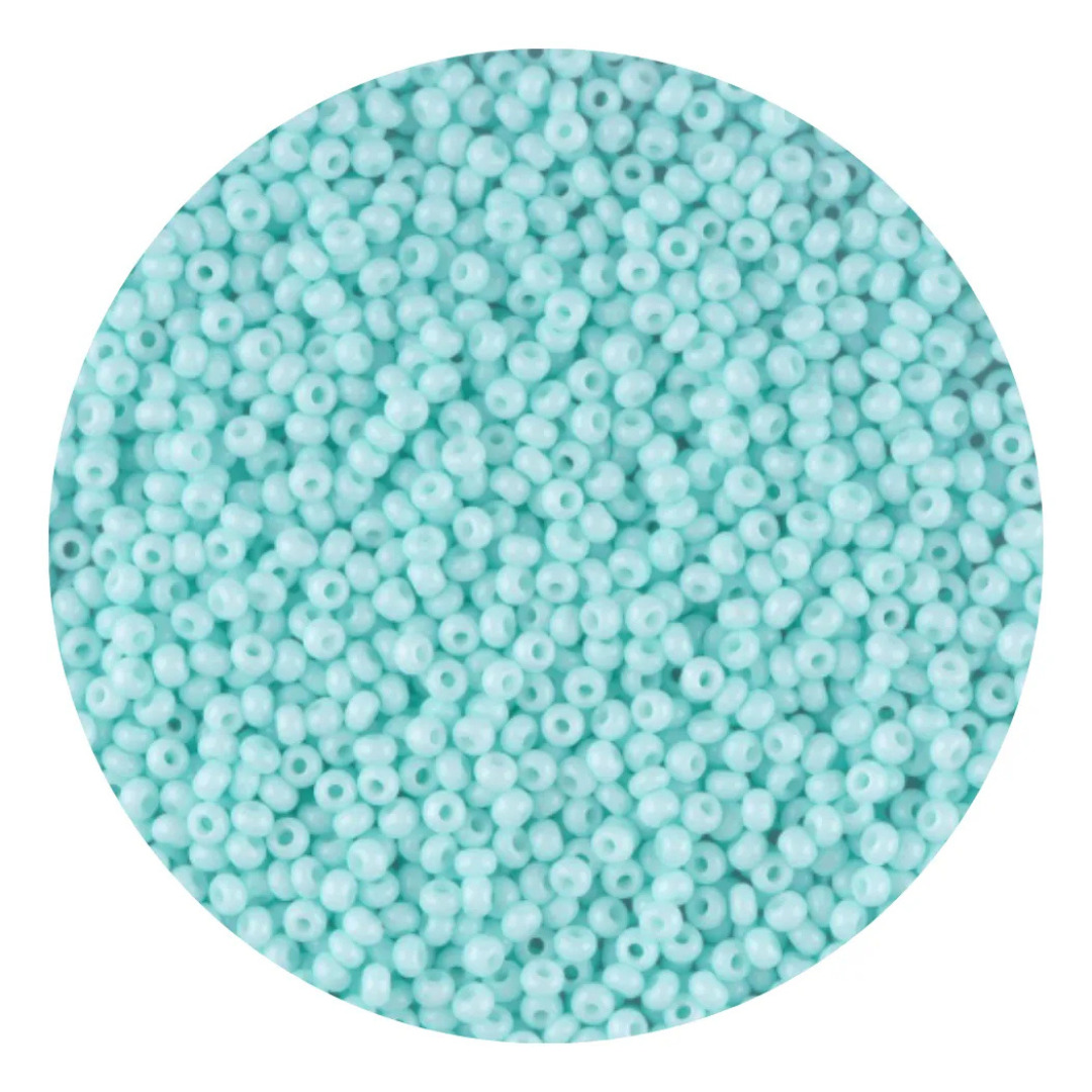 Chaquira calibrada 10/0 03264 Azul Turquesa Pastel-Elegir gramaje