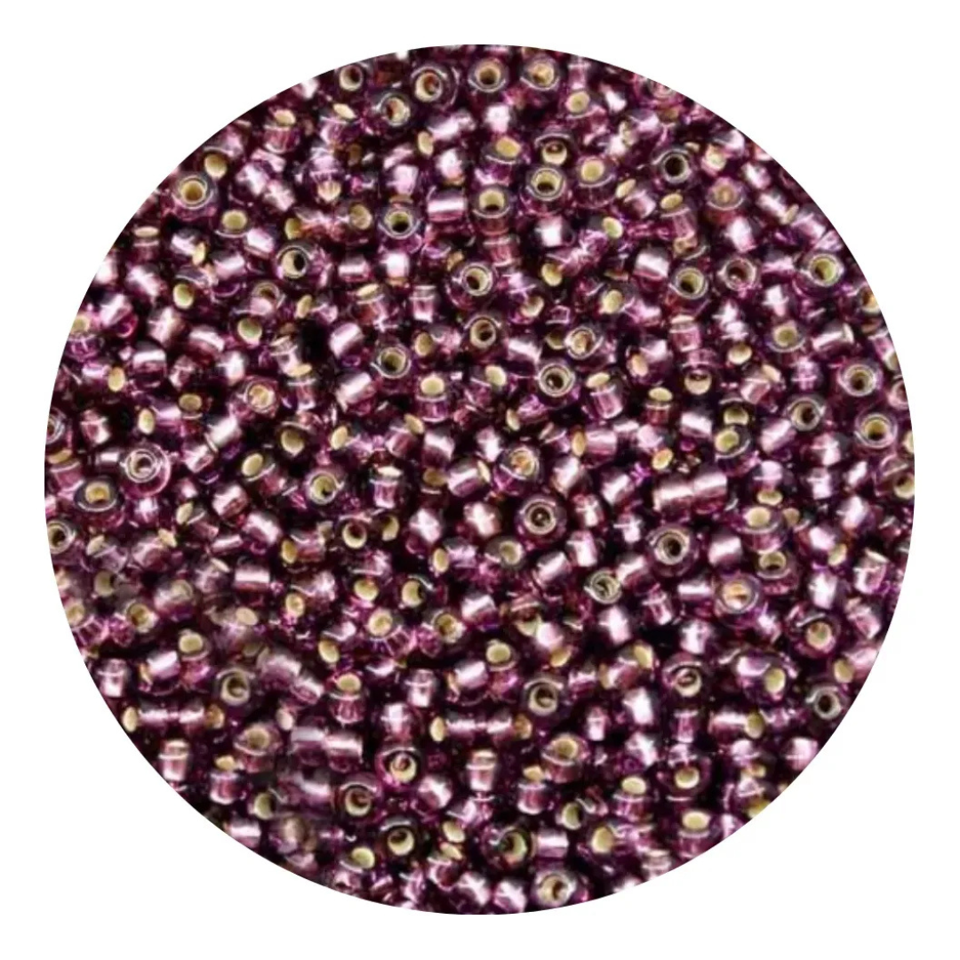 Chaquira calibrada 10/0 27060 Morado Brillante-Elegir gramaje
