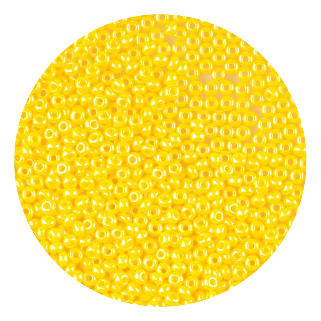 Chaquira calibrada 10/0 88130 Amarillo Obscuro Perla-Elegir gramaje