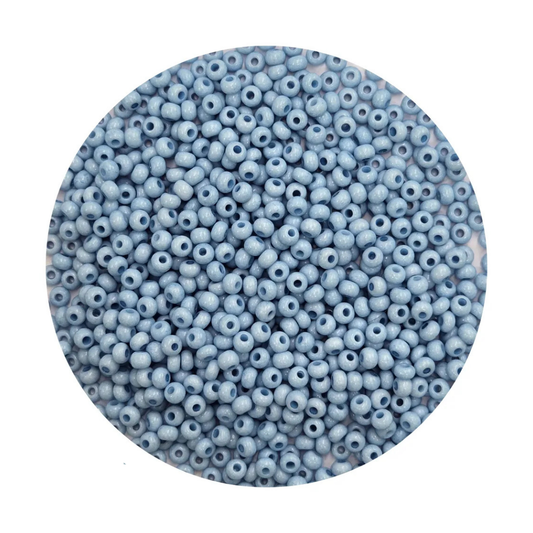 Chaquiron calibrado 6/0 03132 Azul Pastel -Elegir gramaje