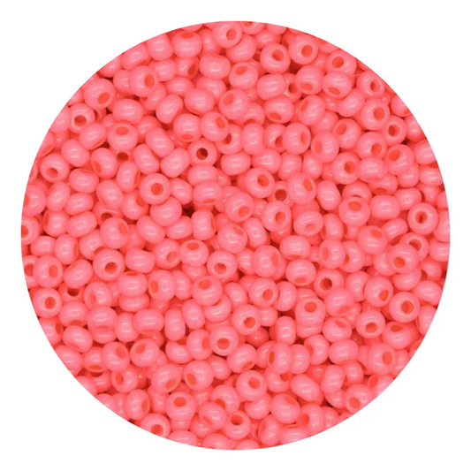 Chaquira calibrada 10/0 03691 Rosa Coral-Elegir gramaje