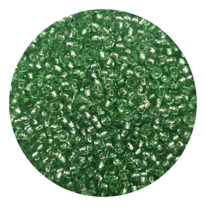 Chaquira calibrada 10/0 08256 Verde Pasto Brillante-Elegir gramaje