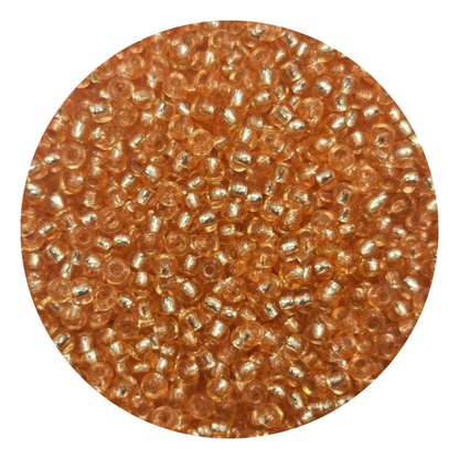 Chaquira calibrada 10/0 08289 Naranja Brillante-Elegir gramaje