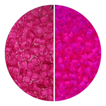 Chaquira calibrada 11/0 08777 Rosa Neón-Elegir gramaje