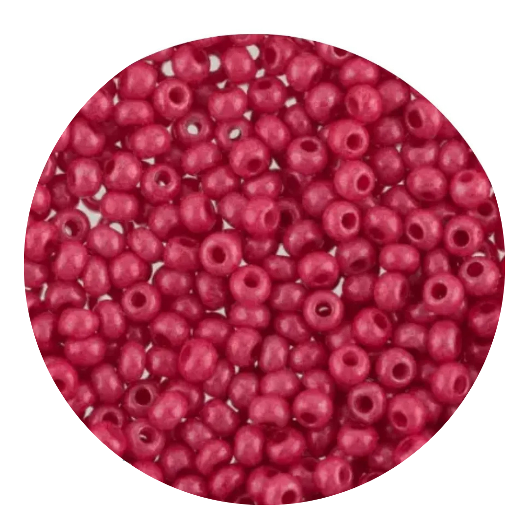 Chaquira calibrada 10/0 16198 Rojo Lustre-Elegir gramaje