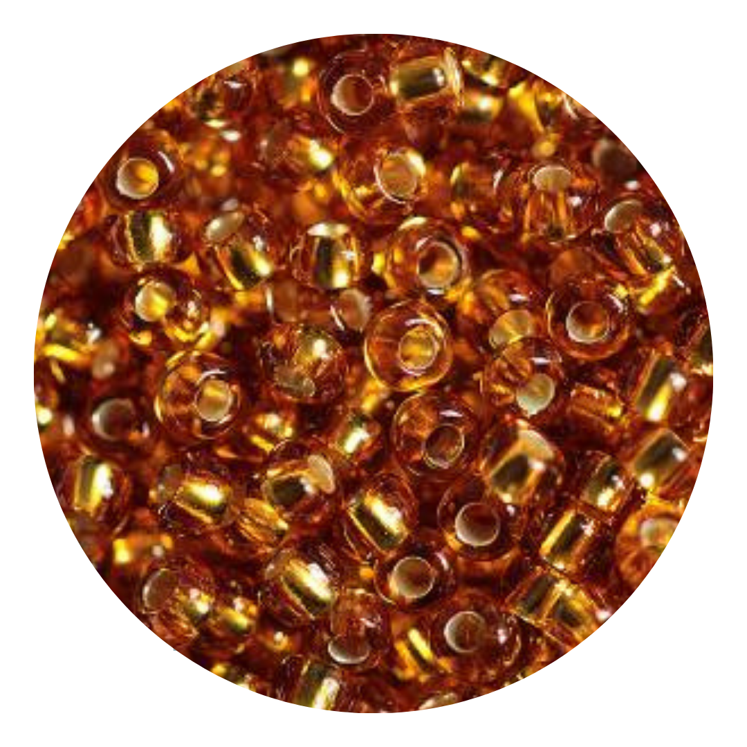 Chaquira calibrada 10/0 17070 Dorado Oscuro Brillante-Elegir gramaje