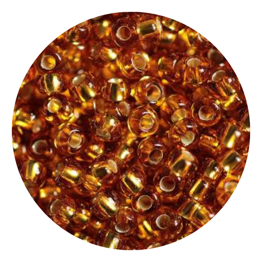 Chaquira calibrada 10/0 17070 Dorado Oscuro Brillante-Elegir gramaje