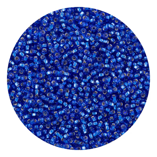 Chaquira calibrada 10/0 37050 Azul Rey Brillante-Elegir gramaje