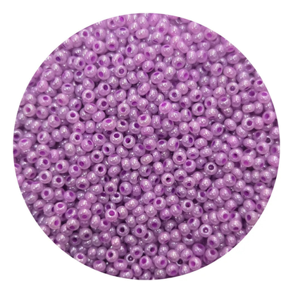 Chaquira calibrada 10/0 37128 Morado Ceylon-Elegir gramaje