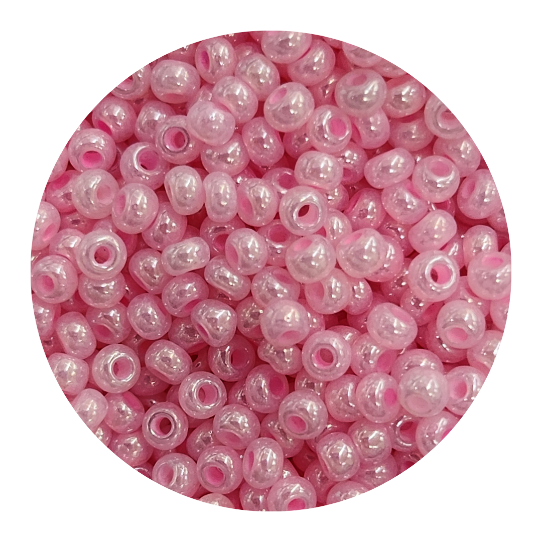 Chaquira calibrada 10/0 37173 Rosa Claro Ceylon-Elegir gramaje