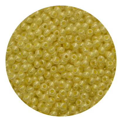 Chaquira calibrada 10/0 37186 Amarillo Ceylon-Elegir gramaje
