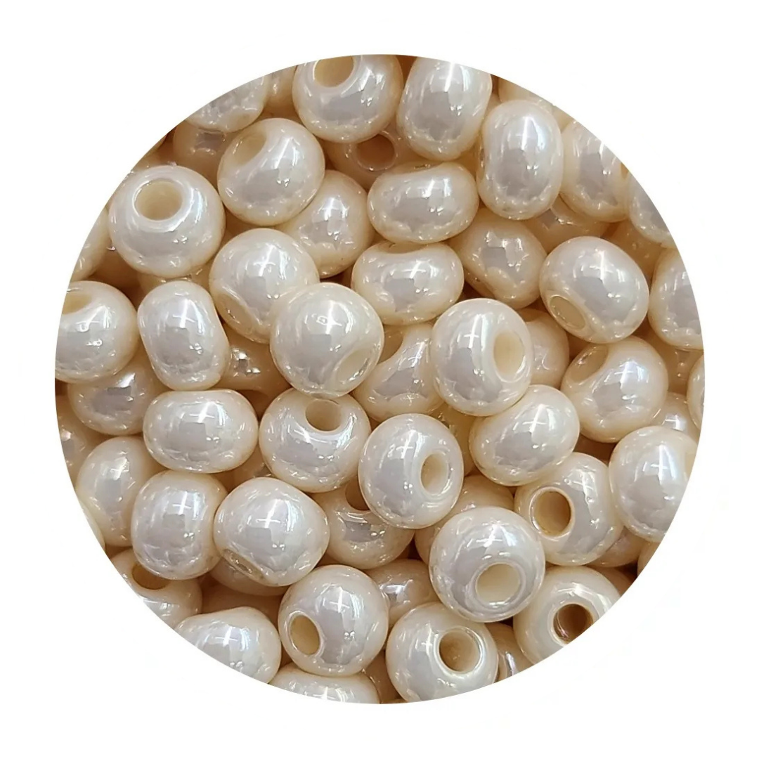 Chaquiron calibrado 6/0 46112 Beige Perla-Elegir gramaje