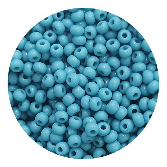 Chaquira calibrada 11/0 63030 Azul Turquesa-Elegir gramaje