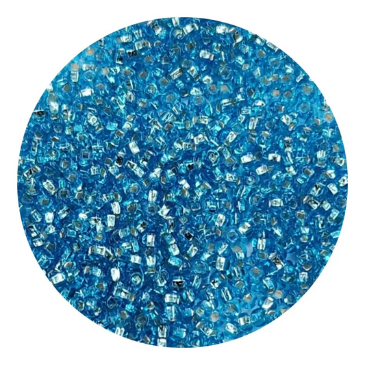 Abalorio calibrado 8/0 67010 Azul Brillante -Elegir gramaje