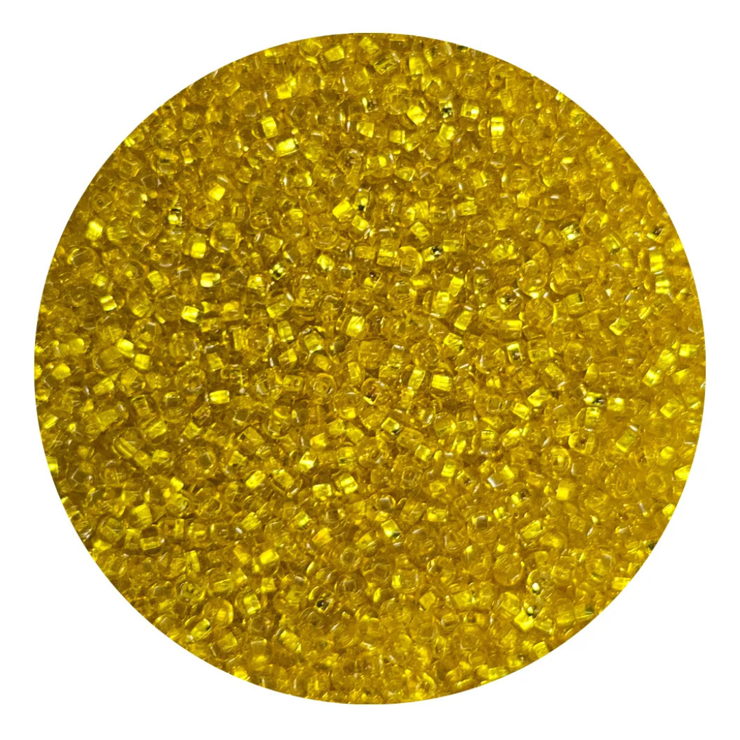 Chaquira calibrada 10/0 87010 Amarillo Brillante-Elegir gramaje