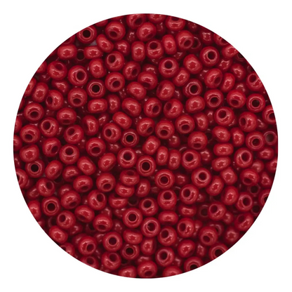 Chaquira calibrada 11/0 93210 Rojo Vino -Elegir gramaje