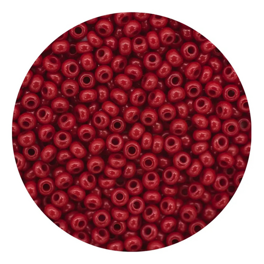 Chaquira calibrada 11/0 93210 Rojo Vino -Elegir gramaje