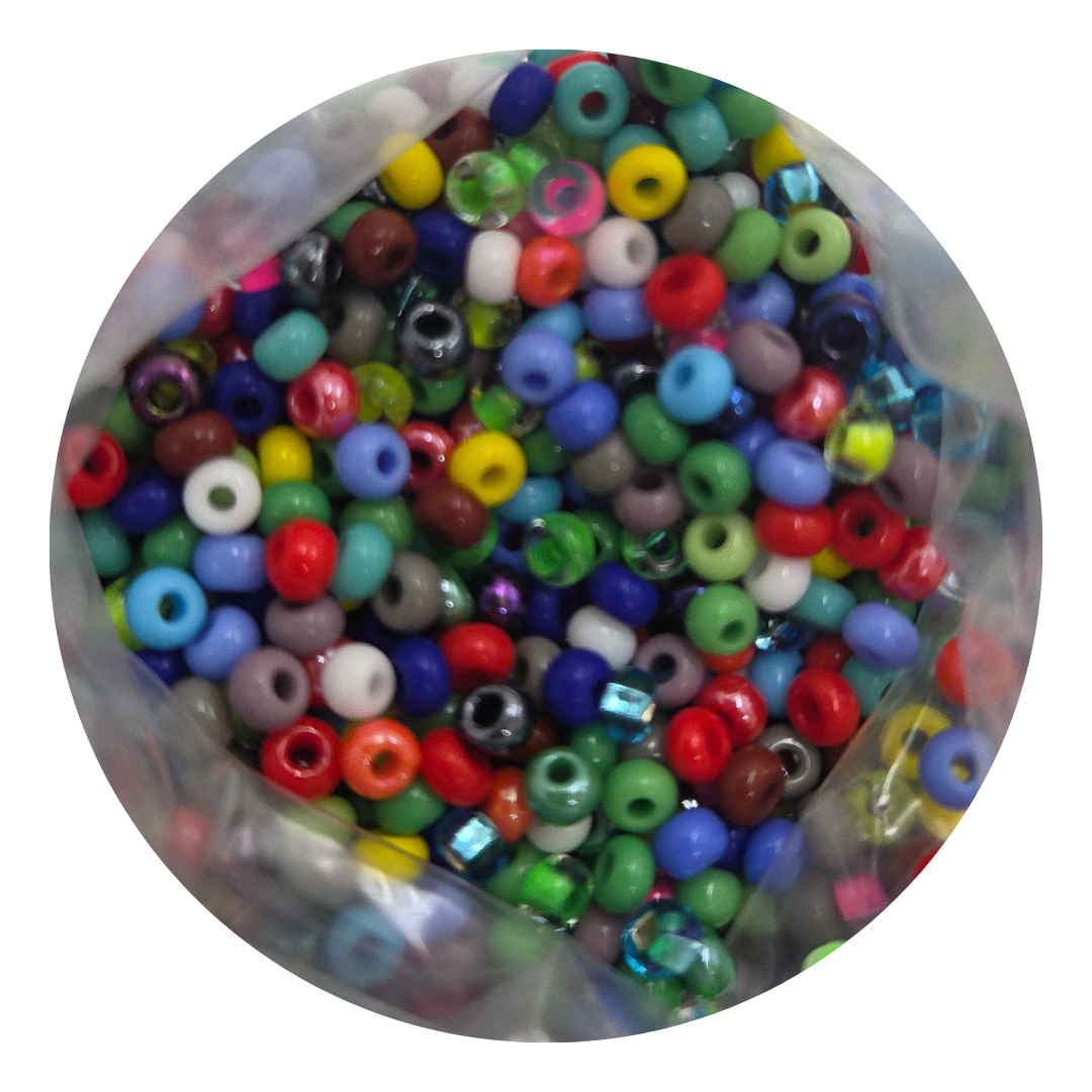 Abalorio calibrado 8/0  Mix Colores-Elegir gramaje