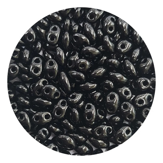 Chaquira duo 23980 Negro-Elegir gramaje