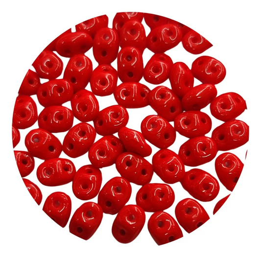 Chaquira duo 93200 Rojo-Elegir gramaje