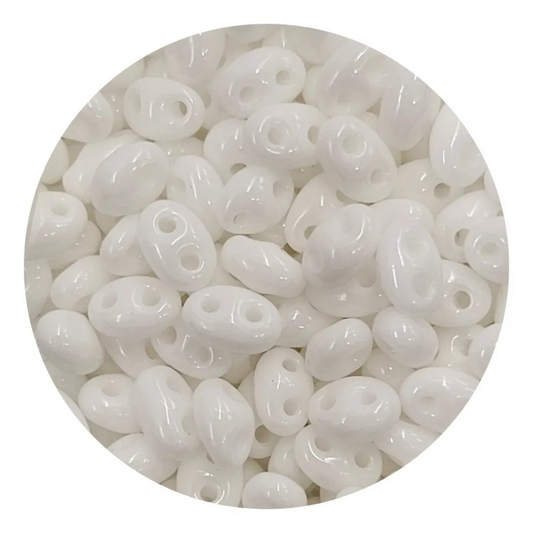 Chaquira duo 03050 Blanco-Elegir gramaje