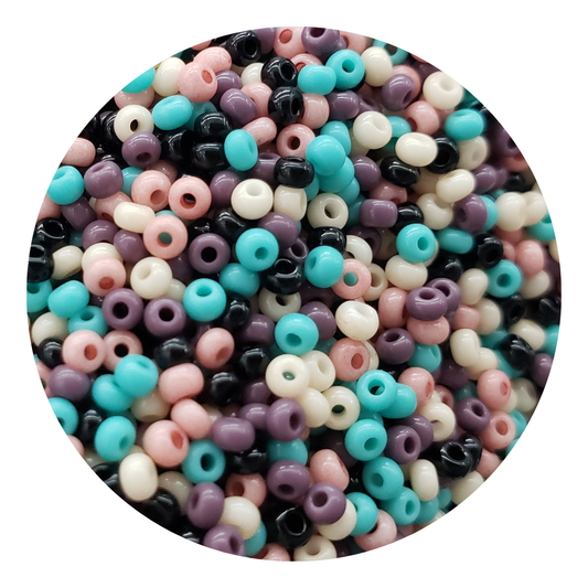 Chaquira calibrada 10/0  Mix Eclipse Colorido-Elegir gramaje