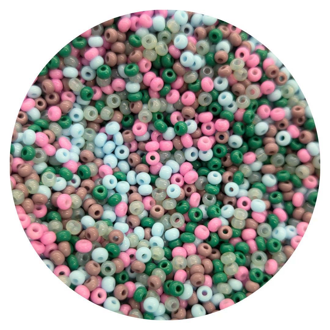 Chaquira calibrada 10/0  Mix Brisa Botánica-Elegir gramaje