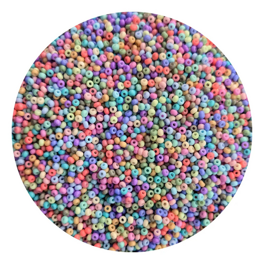 Chaquira calibrada 10/0  Mix Pasteles-Elegir gramaje