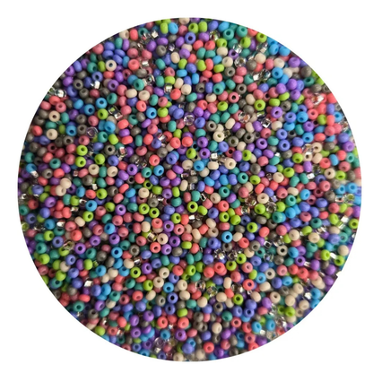 Chaquira calibrada 10/0  Mix Pasteles Intenso-Elegir gramaje